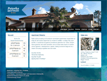 Tablet Screenshot of apartmani-peterko.com